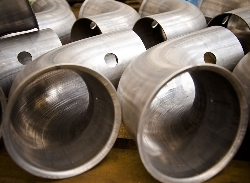 Advanced end pipe forming