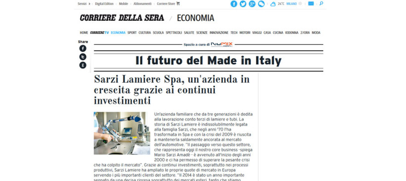 Il futuro del made in Italy